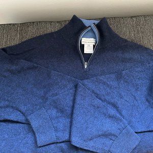 Maus & Hoffman Cashmere Sweater Midnight Blue Mens XXL